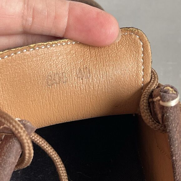 Womens Brown Suede Lace-Up Moccasin Comfort Shoes Loafers 40 / US 8.5 - Picture 13 of 13